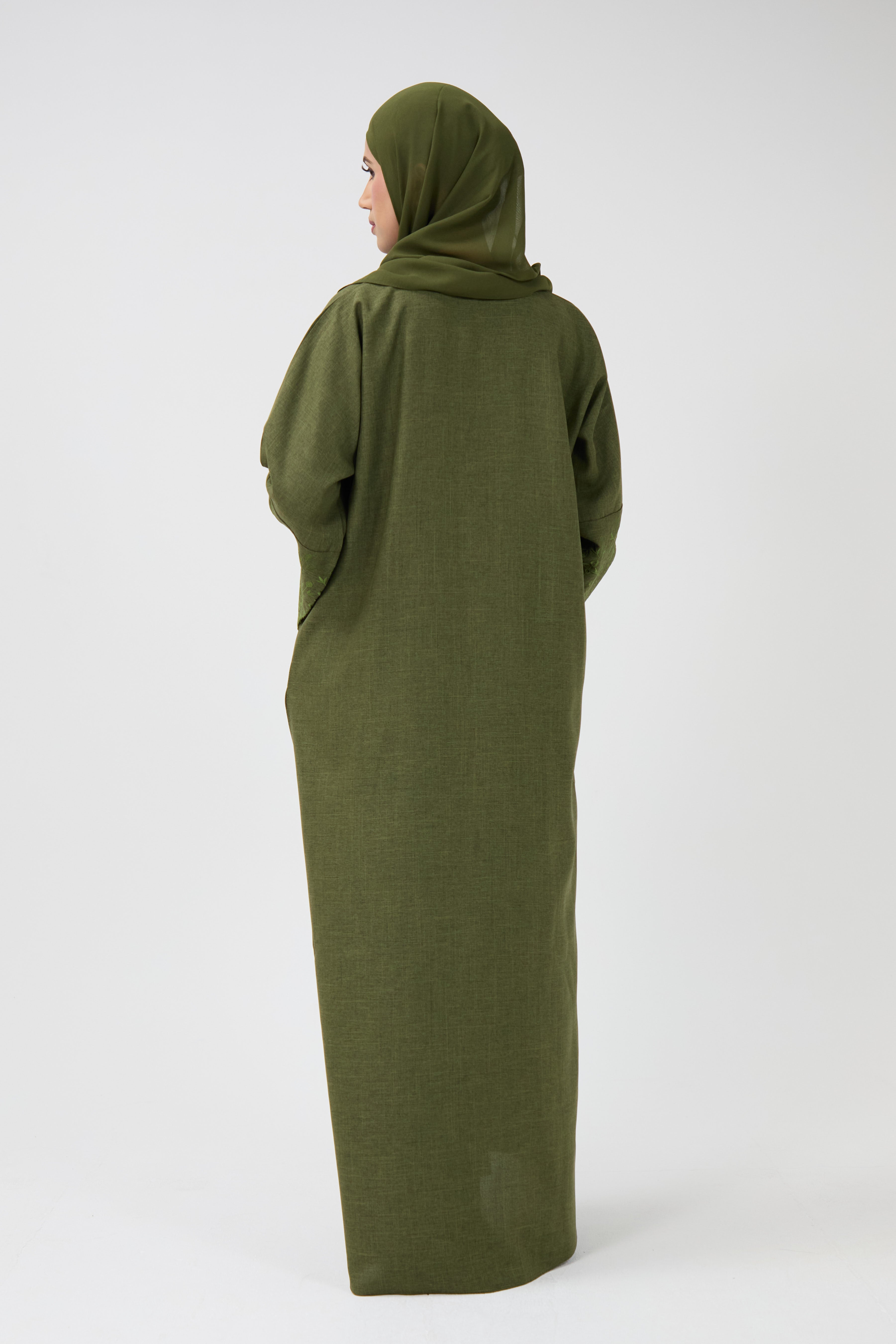 Open Front Kimono Abaya