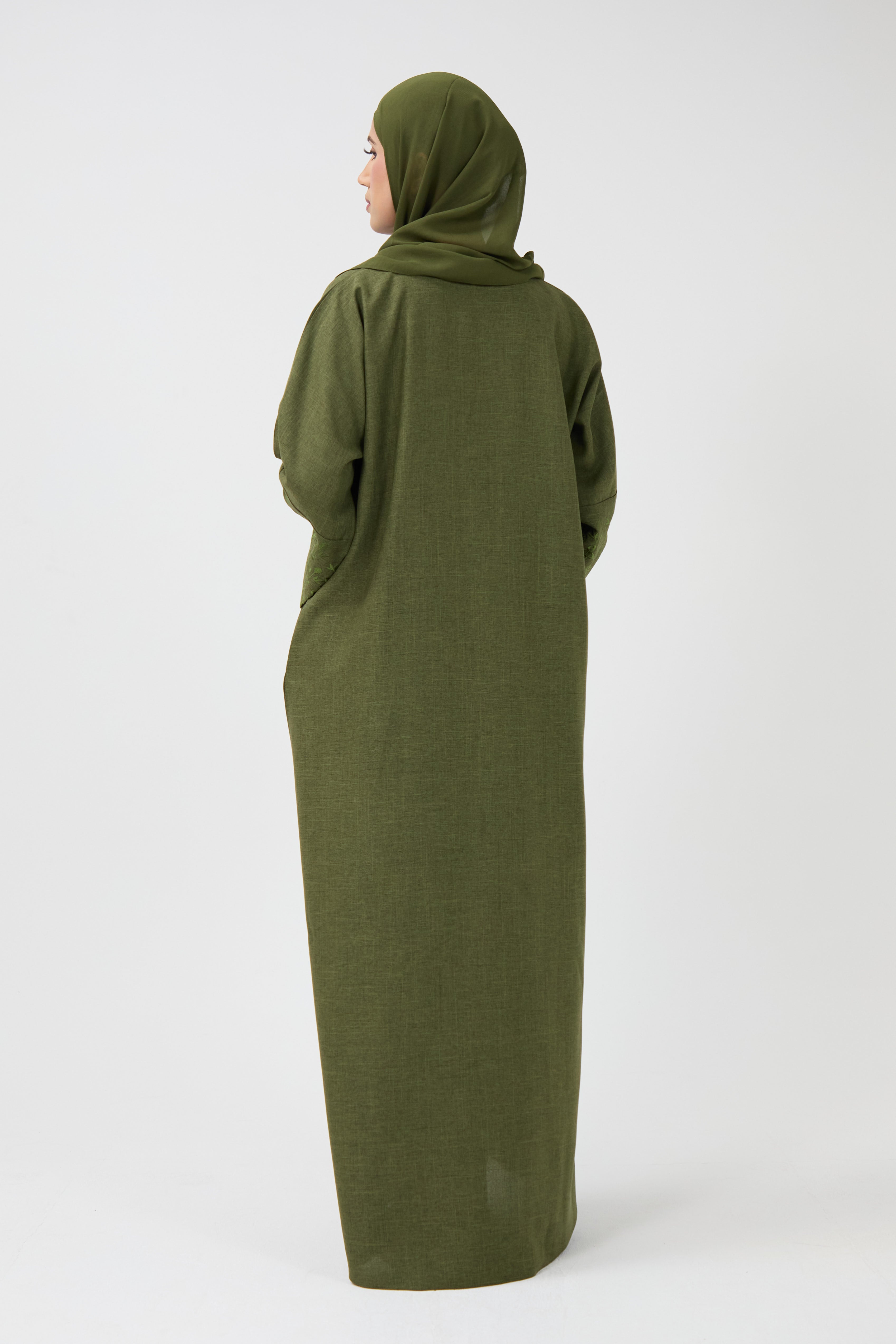 Open Front Kimono Abaya
