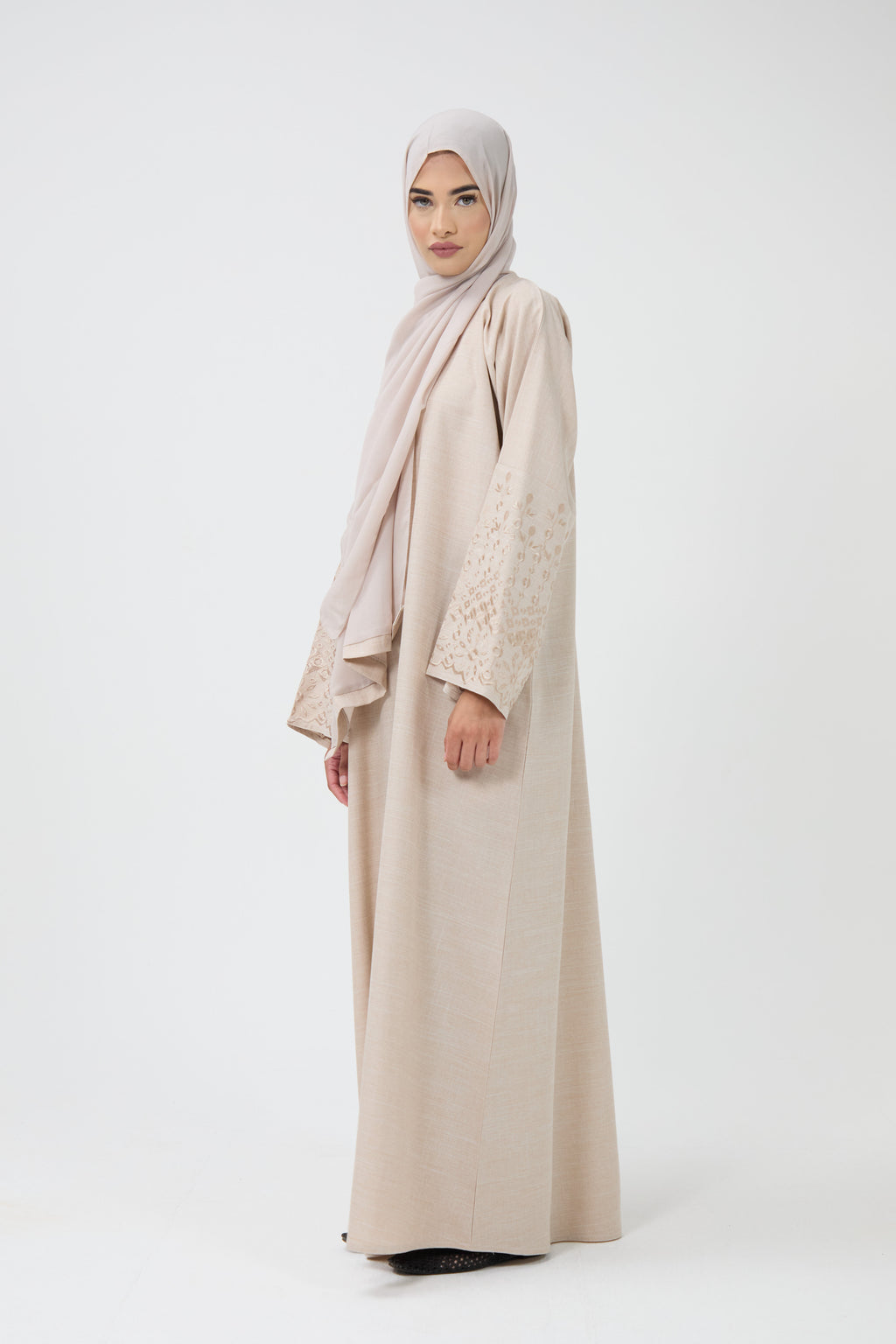 Open Front Kimono Abaya