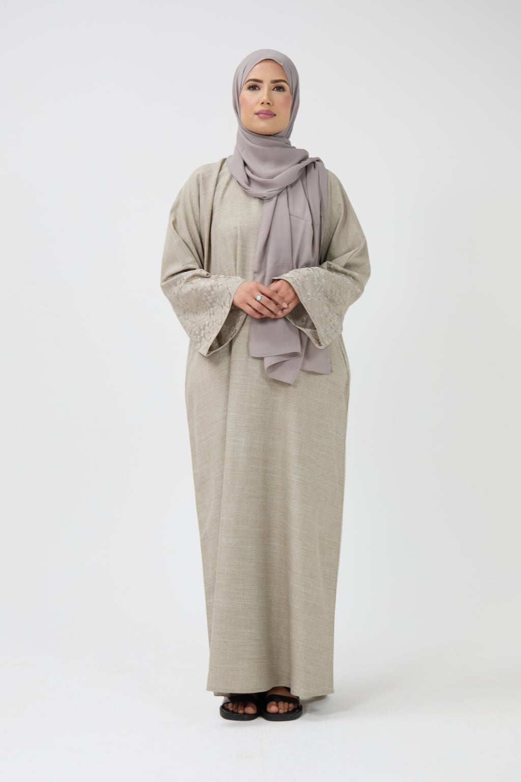Open Front Kimono Abaya