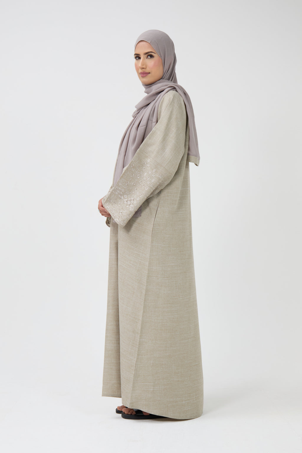 Open Front Kimono Abaya