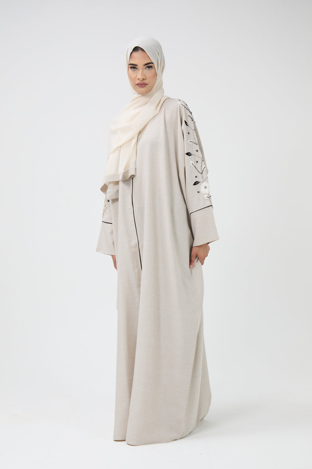 Pleated Occasion Abaya