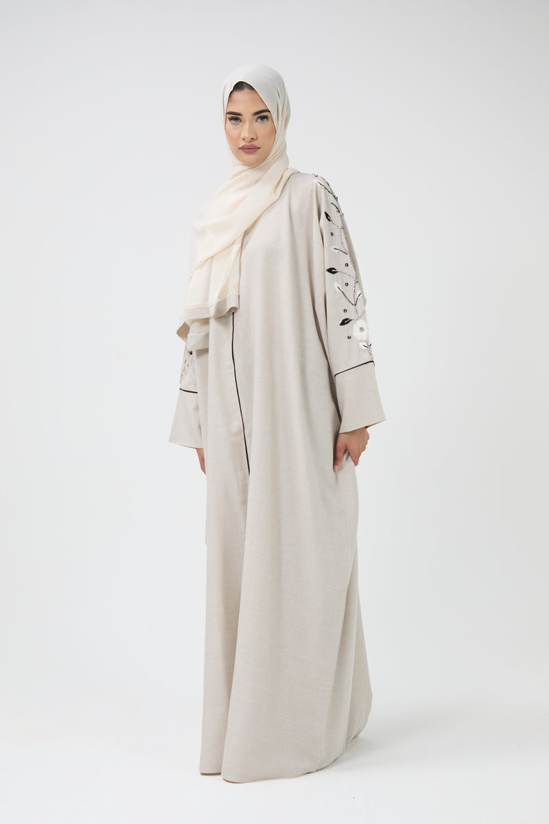 Pleated Occasion Abaya