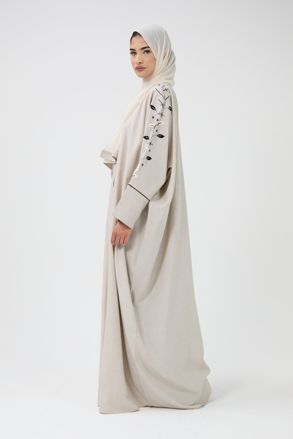 Pleated Occasion Abaya