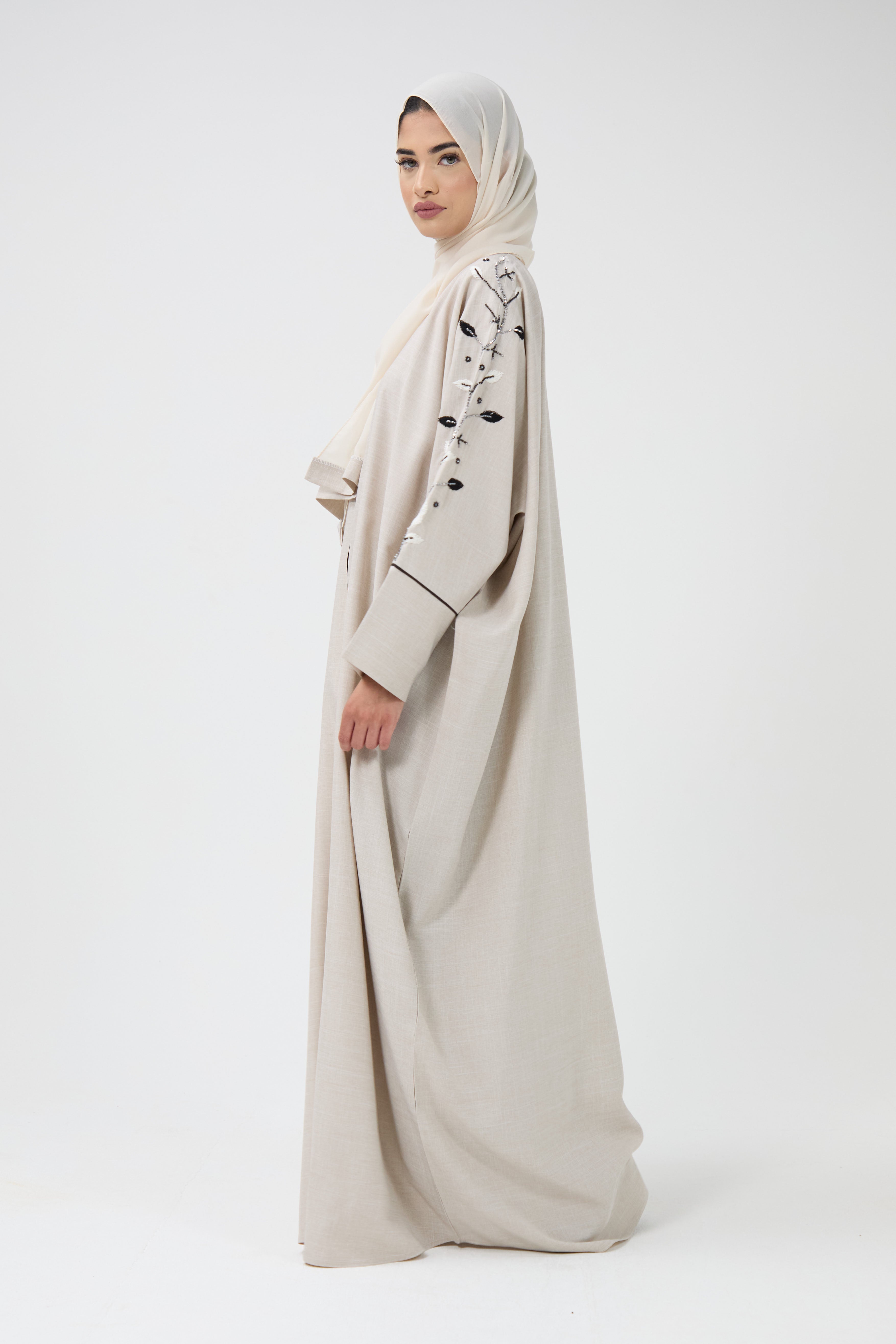 Pleated Occasion Abaya