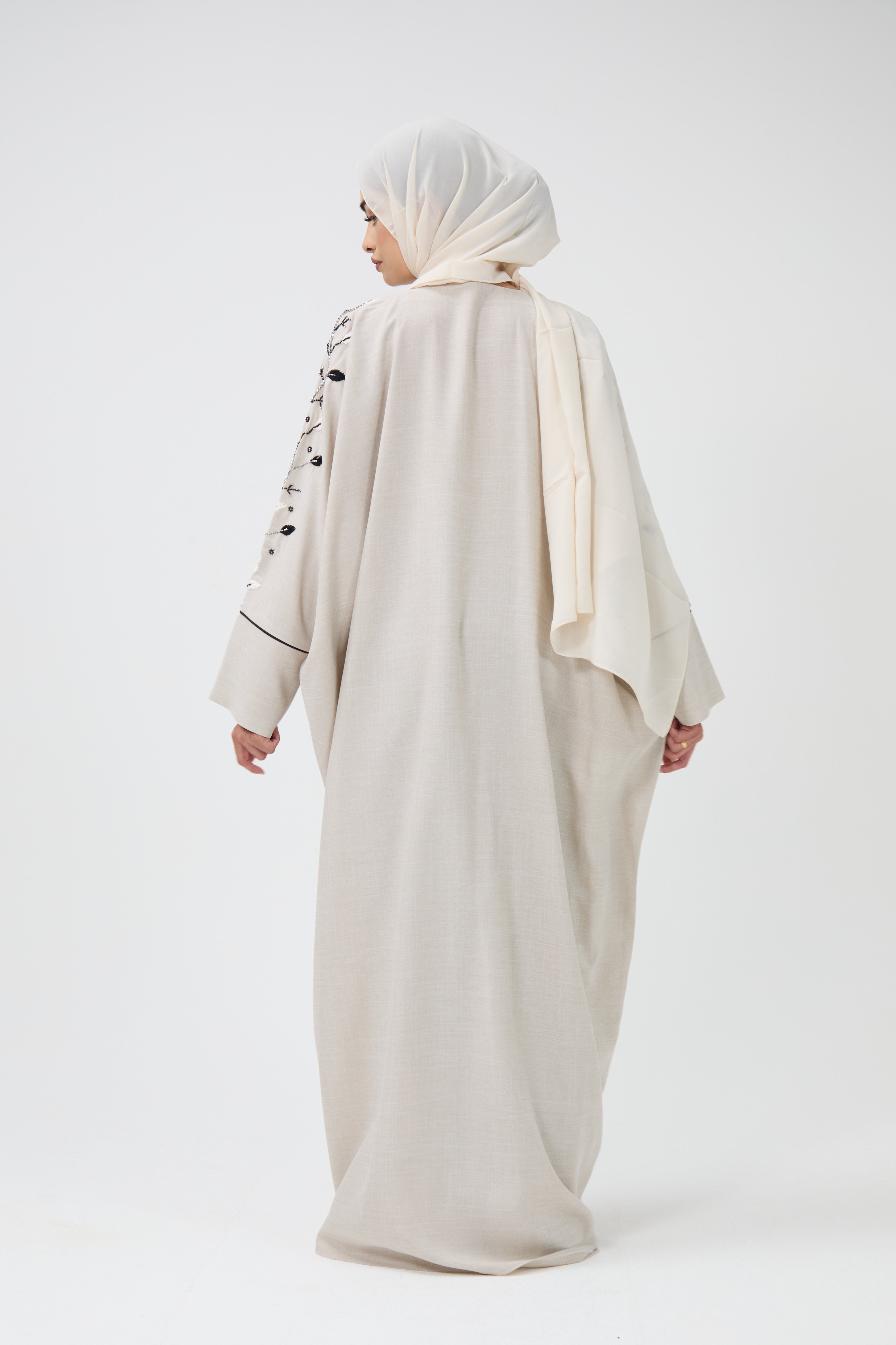 Pleated Occasion Abaya