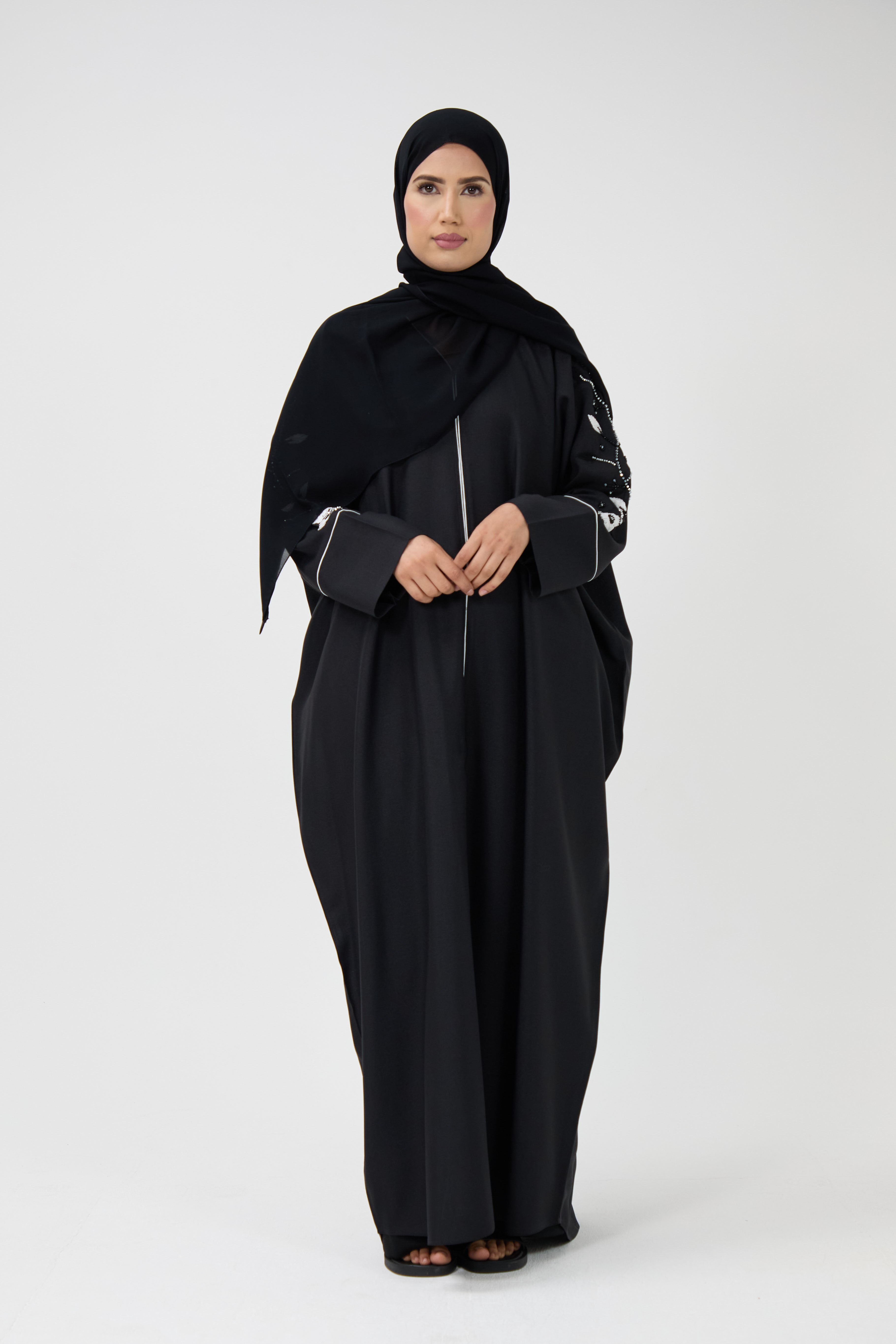 Pleated Occasion Abaya