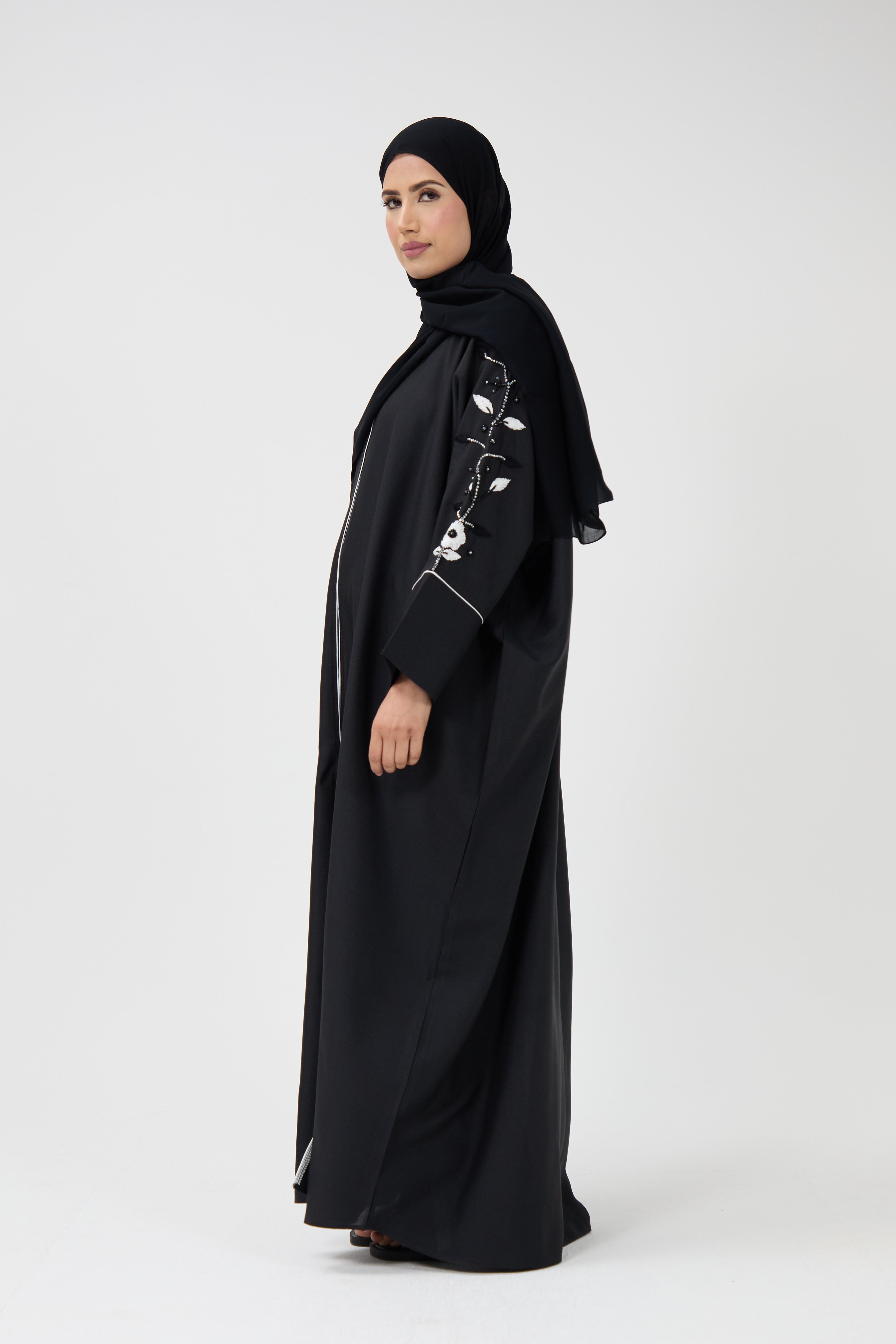 Pleated Occasion Abaya