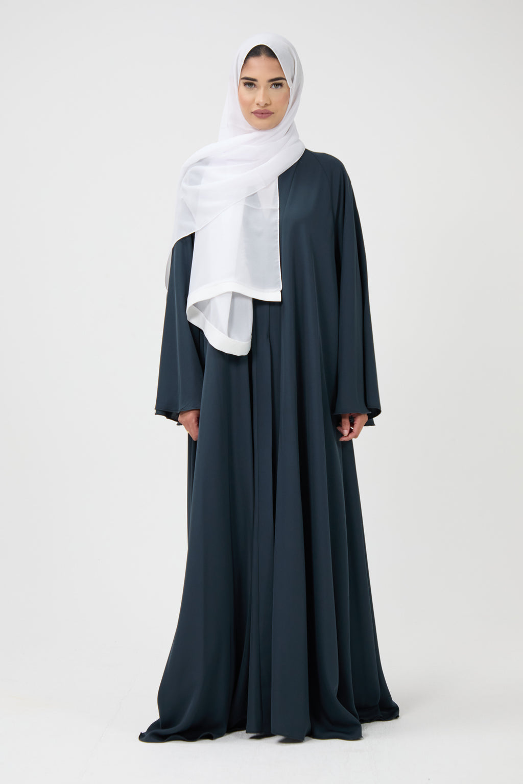 Belted Wide Sleeve Abaya