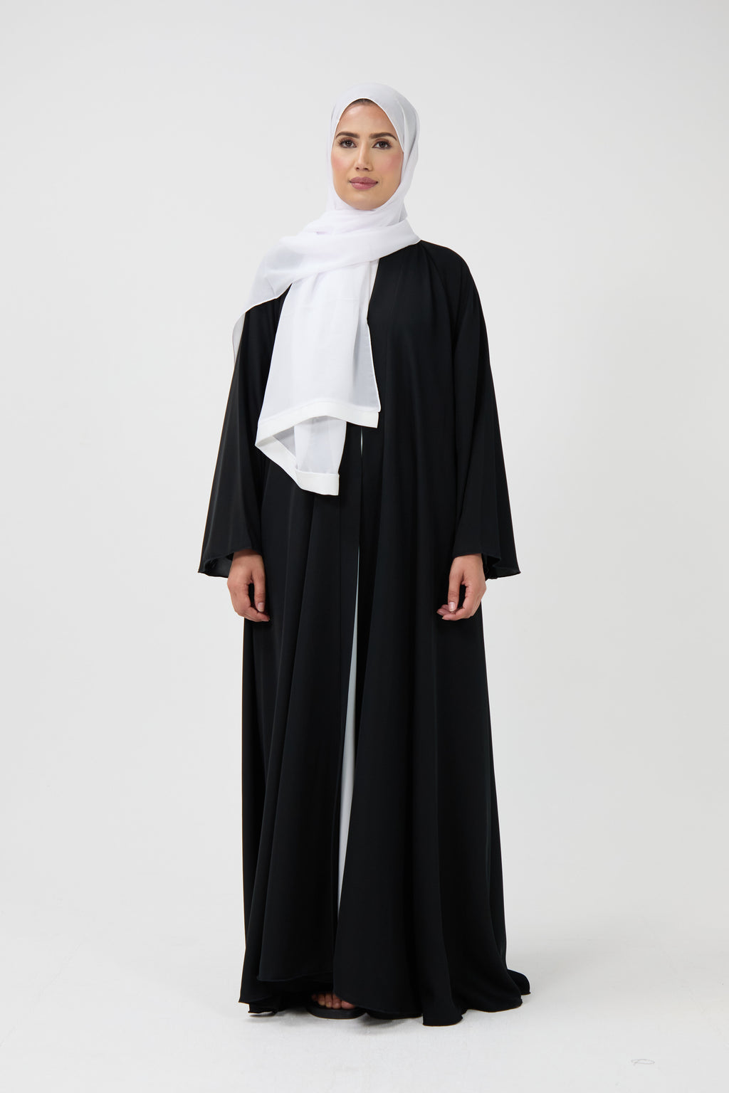 Belted Wide Sleeve Abaya
