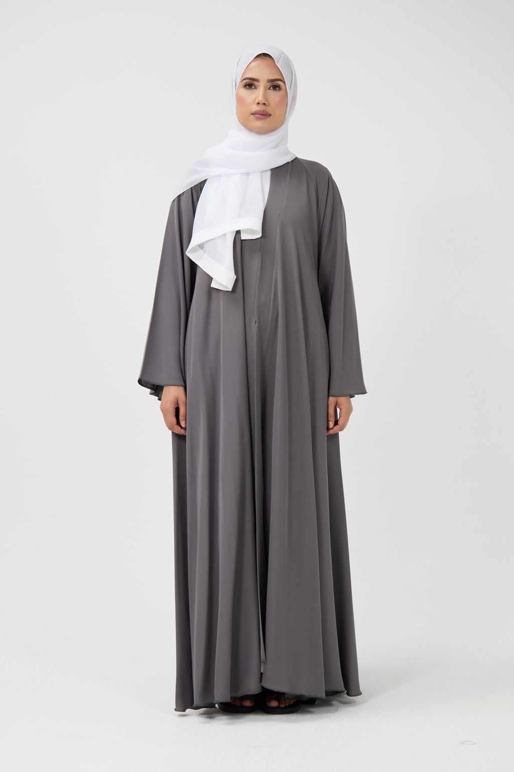 Belted Wide Sleeve Abaya