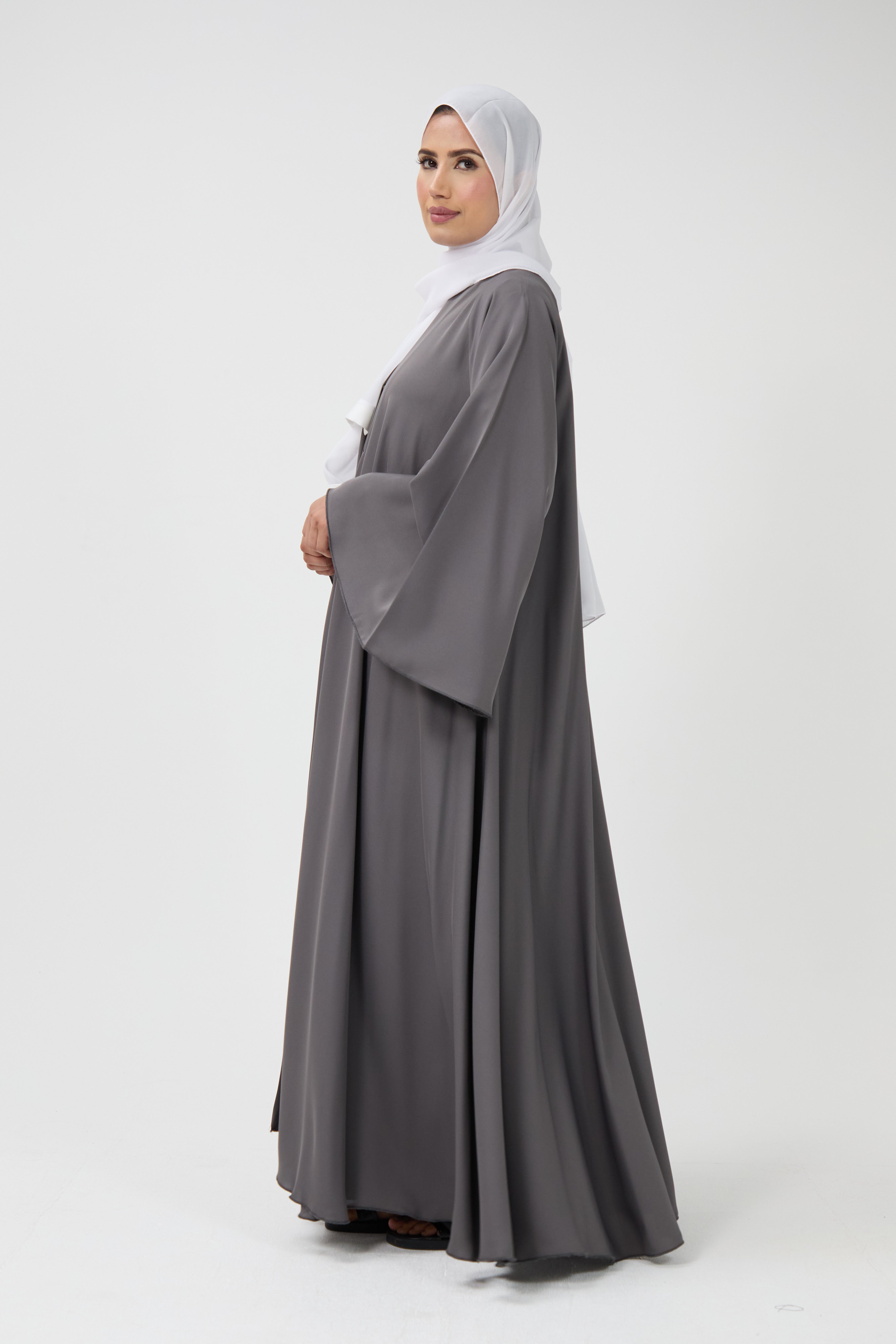 Belted Wide Sleeve Abaya
