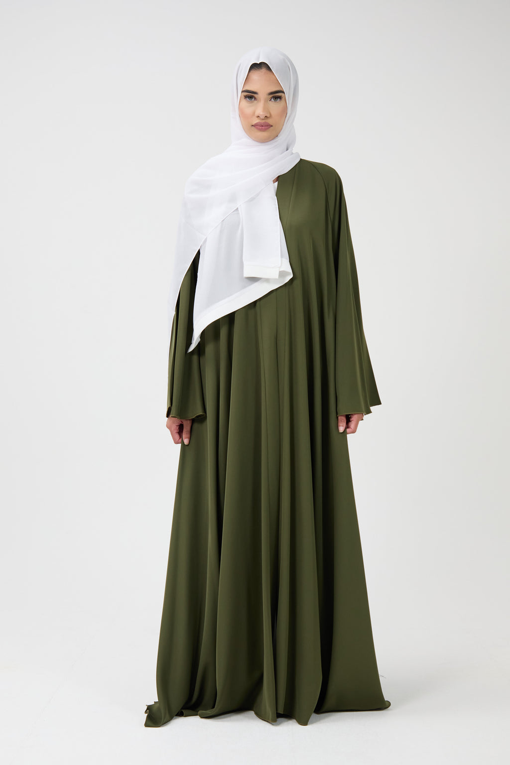 Belted Wide Sleeve Abaya