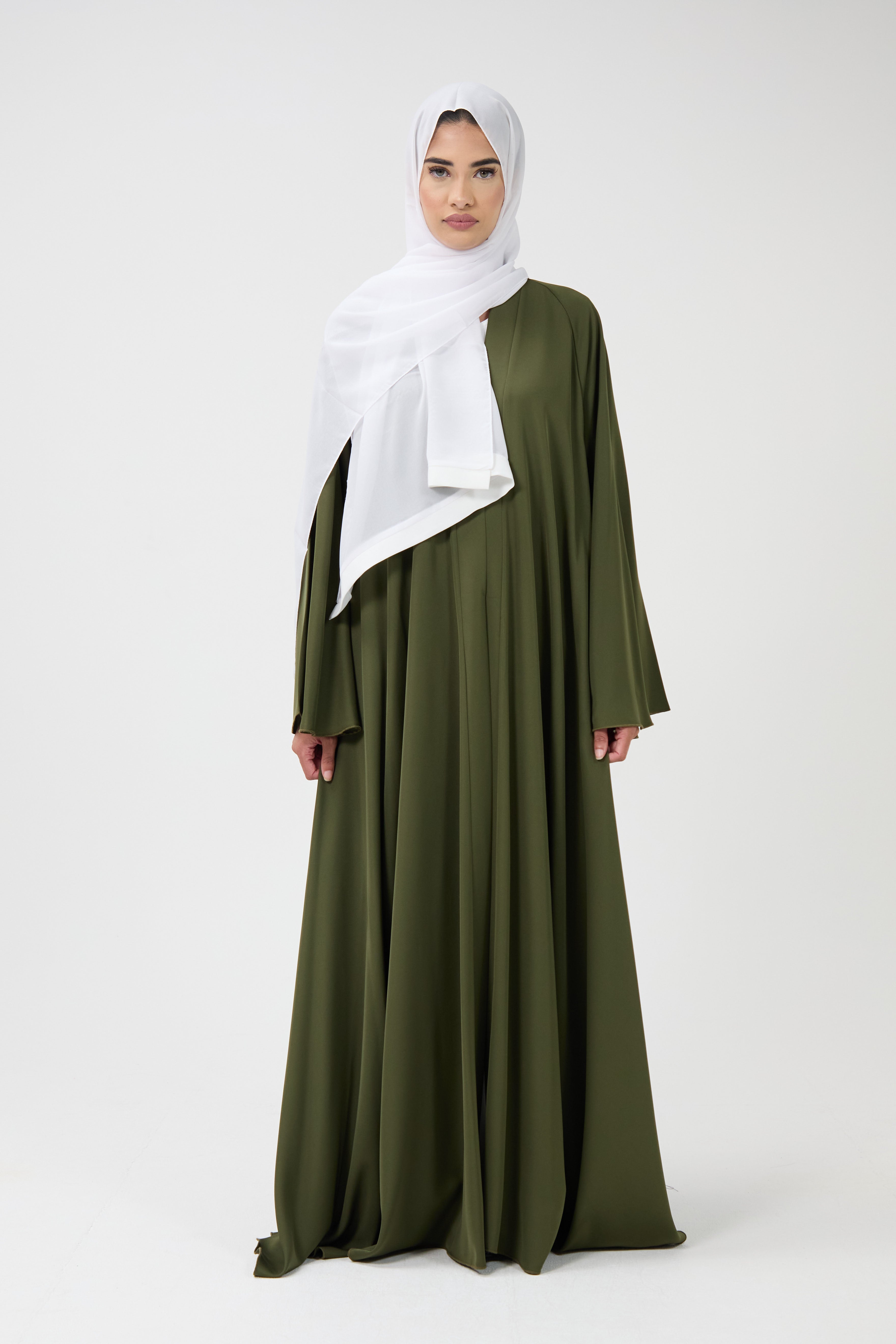 Belted Wide Sleeve Abaya
