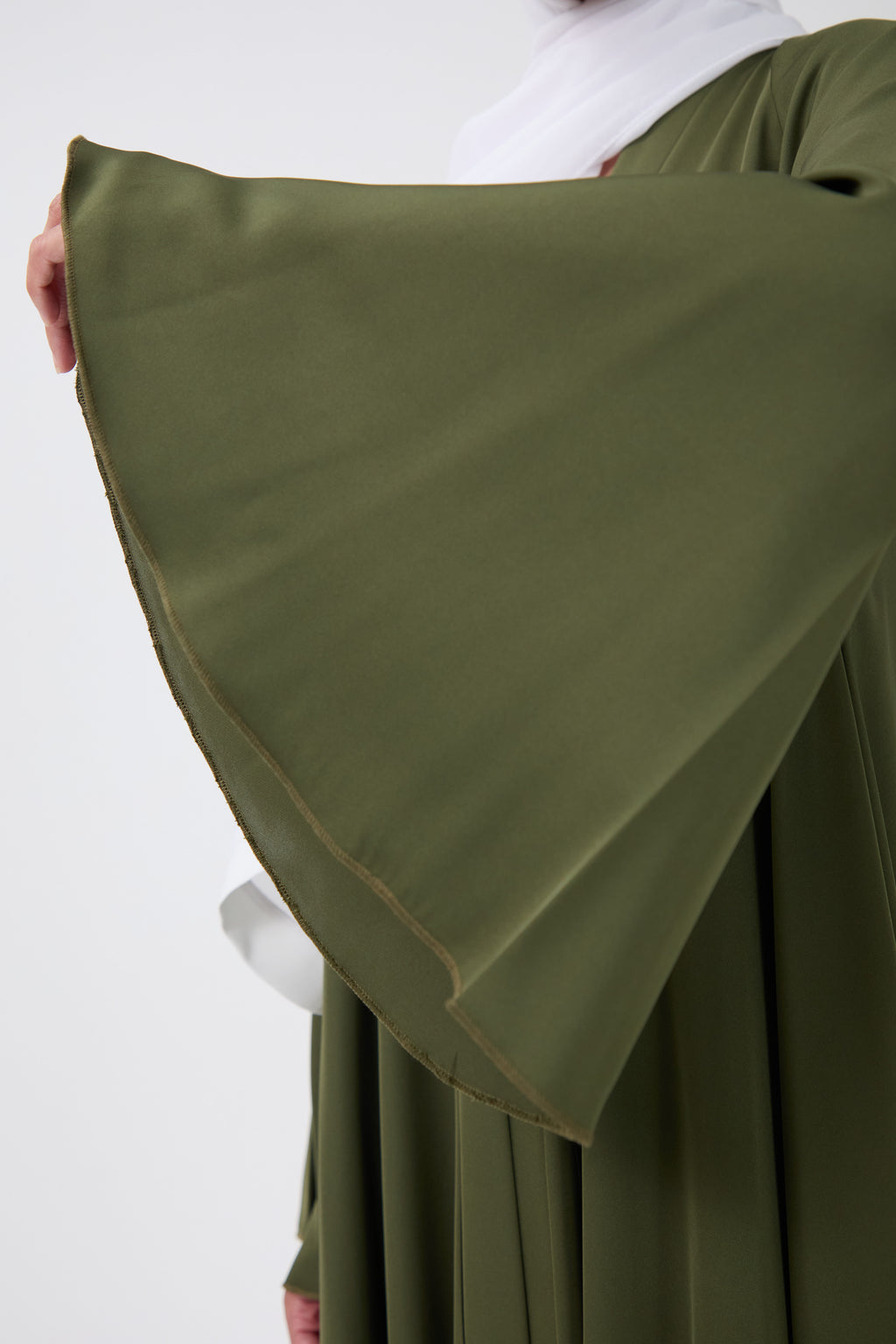 Belted Wide Sleeve Abaya